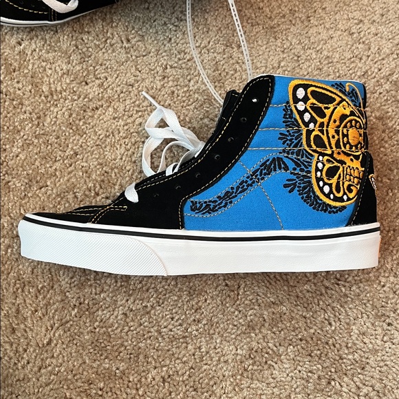 NWOT Vans Dia De Los Muertos SK8-Hi Skate Unisex M6 W7.5 - Picture 2 of 7